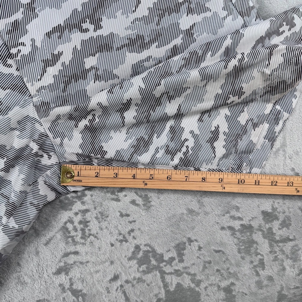 Robert Graham Shorts Mens 38 Gray Biscay Camo Flat Front Regular Fit Chino - Picture 14 of 16